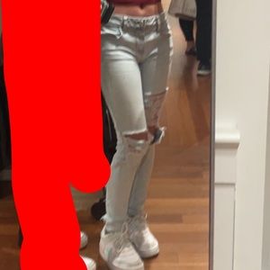 low rise skinny american eagle jeans